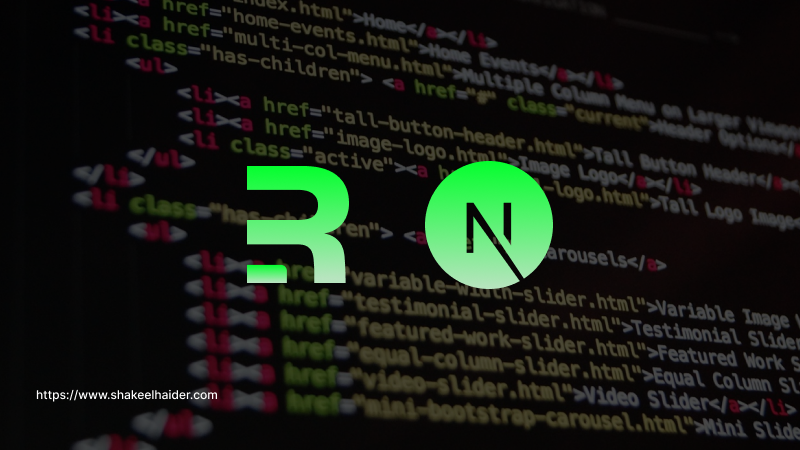 React and NestJS logos